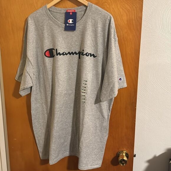 Champion Tshirt Mens 2XL Gray - Picture 1 of 2